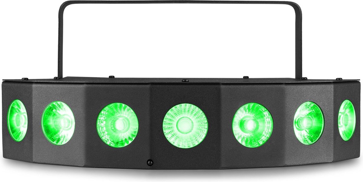 Jeu De Lumière LED RGBW BeamZ Fingers7 - DMX 4/7 Canaux, Mode Auto/son - Télécommande - Pour Soirée, Disco, Scène