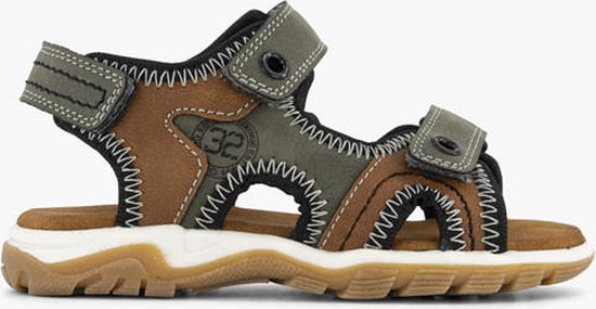bobbi shoes Khaki sandaal klittenband - Maat 22 | bol.com