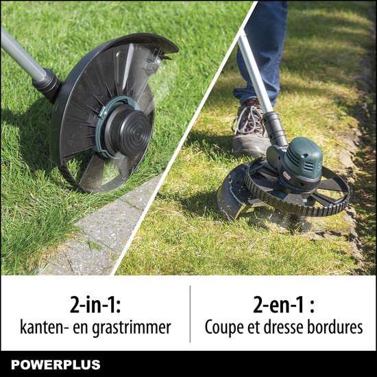 Powerplus POWPG40220 Elektrische grastrimmer - 650W - Snijbreedte 320mm - Telescopisch - Grastrimmer voor tuin, gazon en oprit van Powerplus — afbeelding 2