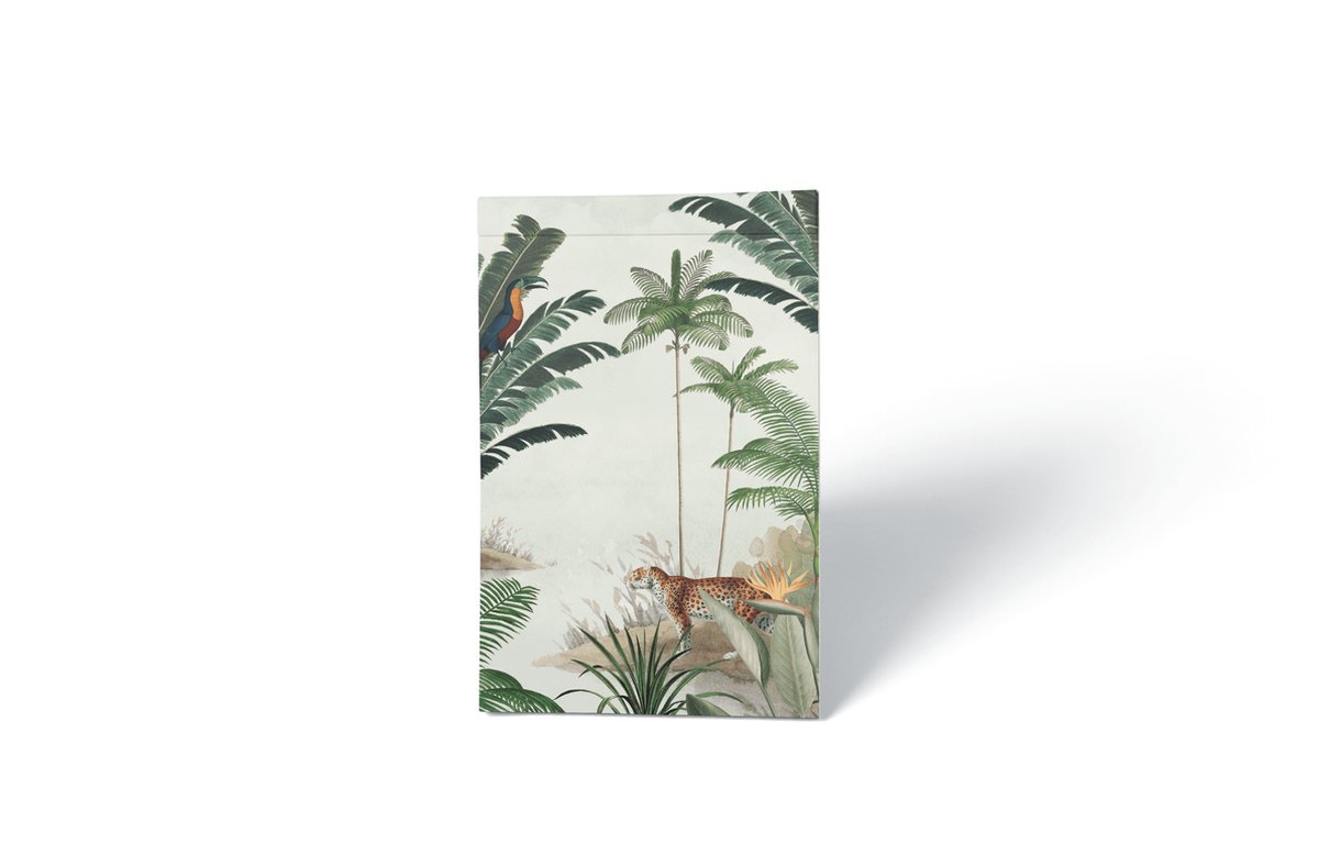 Rainforest/Ikat Orange Notepad A6