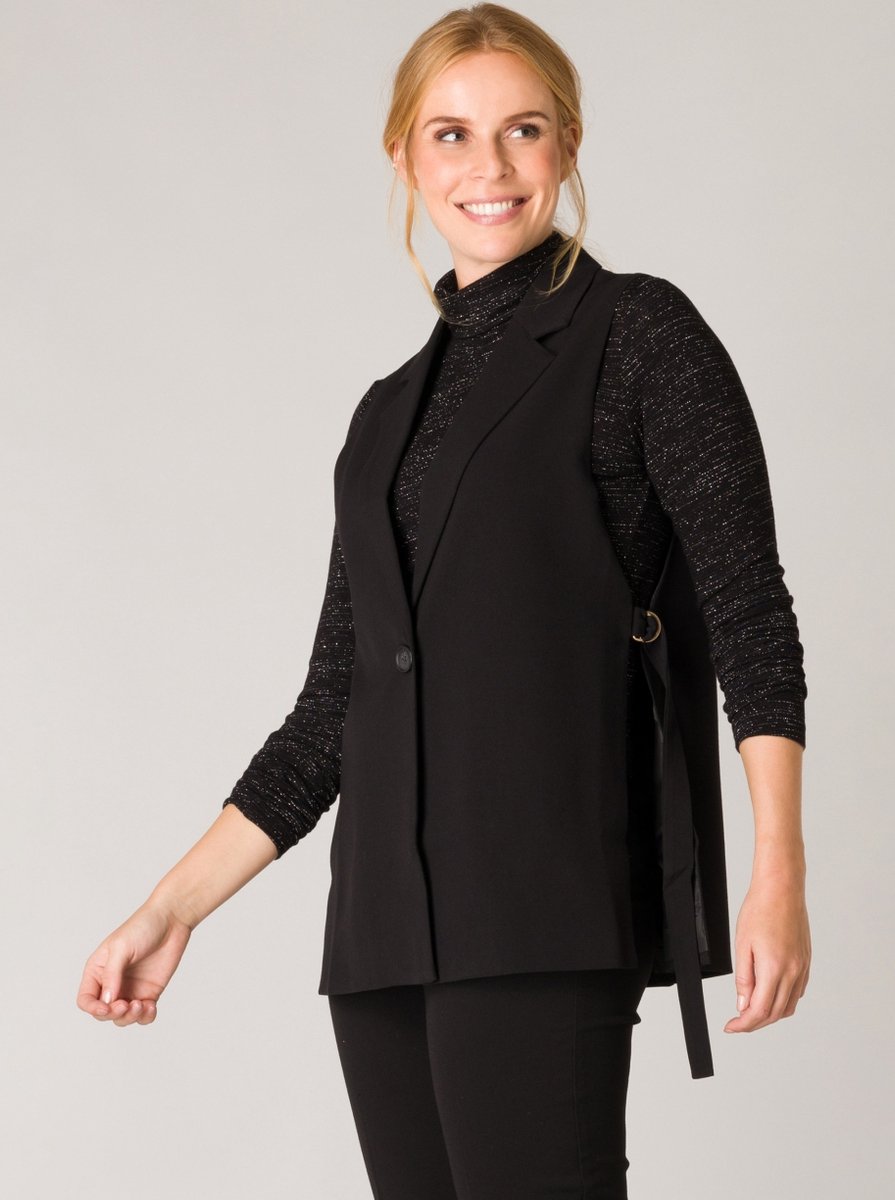 YEST Charlotte Blazer - Black - maat 46