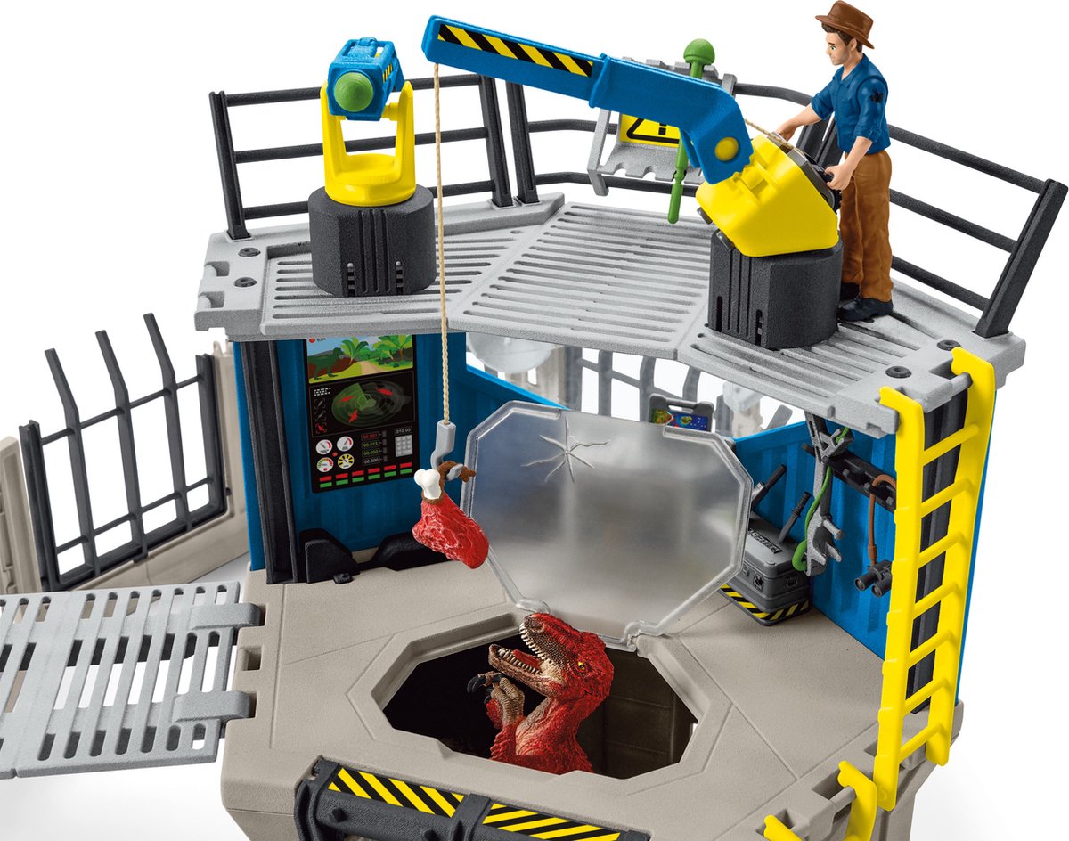 Schleich Dinosaurus Groot Dino-onderzoekstation - Speelfigurenset - 41462 — afbeelding 14