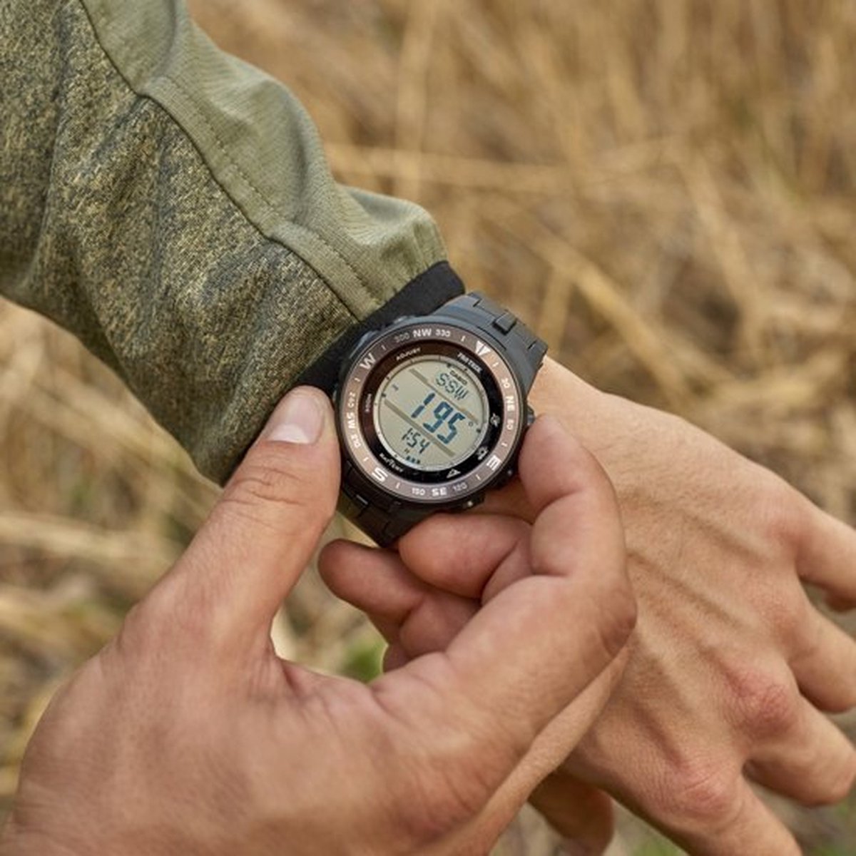 Casio Pro Trek PRG 330 1ER Herenhorloge 47 mm Zwart bol