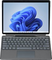 Tablet Hoes geschikt voor Microsoft Surface Pro 8 - Bluetooth Toetsenbord Cover - Met touchpad - Zwart