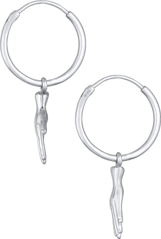 Elli Dames Oorbellen Veerhangers, .925 Sterling Silver, Swarovski Kristallen