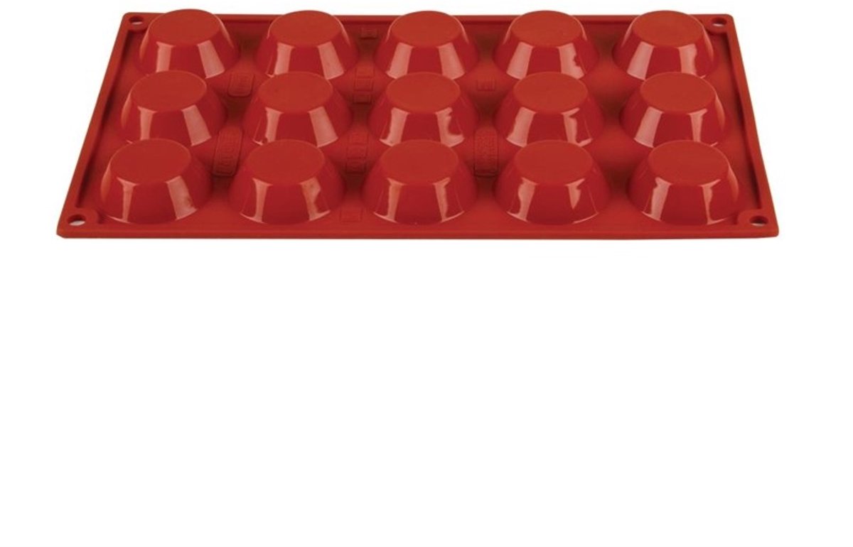 Pavoni Formaflex siliconen bakvorm 15 taartjes