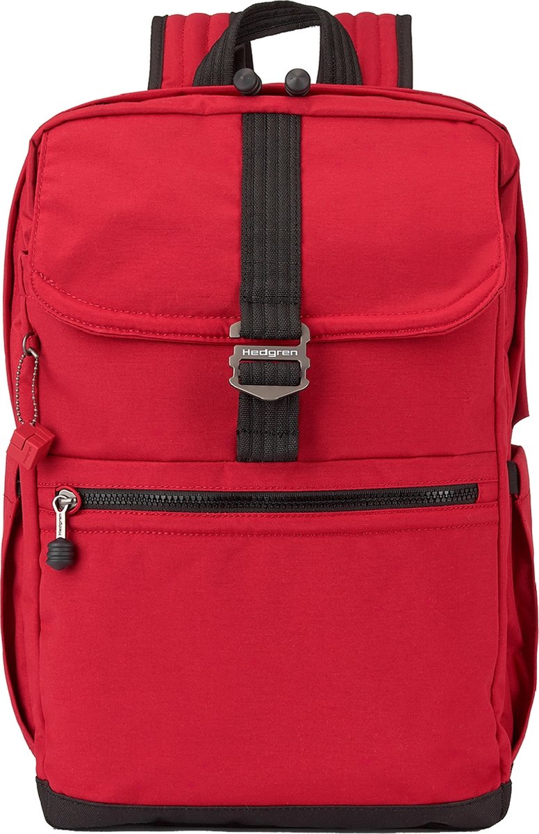 Hedgren Rugzak met laptopvak Canyon Square Backpack RFID 15,6" Salsa Red Donkerrood