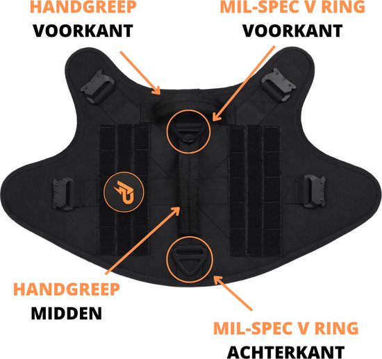 Always Prepared © Pro K9 Hondentuig Anti trek tuig Y tuig Middel en grote hond