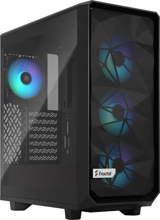 ATX Semi-tower Box Fractal Meshify 2 Compact Lite Black