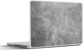 Laptop sticker - 15.6 inch - Leer - Structuur - Lederlook - Bruin - 36x27,5cm - Laptopstickers - Laptop skin - Cover