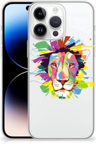Souple Housse pour iPhone 14 Pro Max Coque Téléphone Couleur Lion