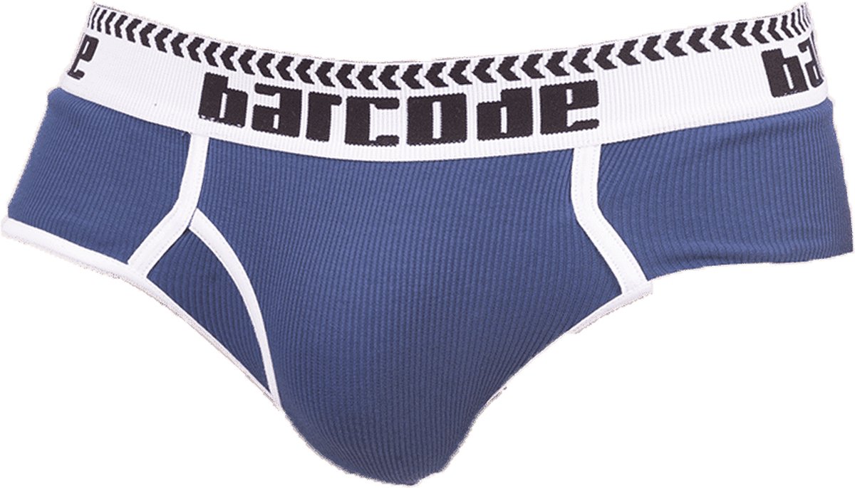 Barcode Berlin Backless Brief Egil Blauw - MAAT S - Heren Ondergoeds (erotisch) - Slip voor Mans (erotisch) - Mannen Mannen Slip