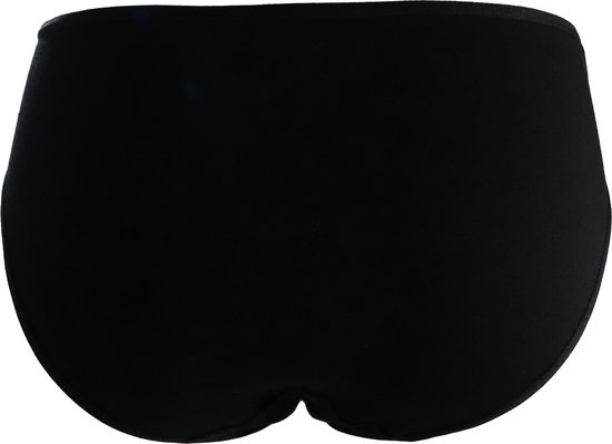 VANILLA - Sous-vêtement femme, Slip femme - 5 pièces - Coton égyptien - Zwart - S