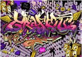 Fotobehangkoning - Behang - Vliesbehang - Fotobehang Muurschildering - 200 x 140 cm