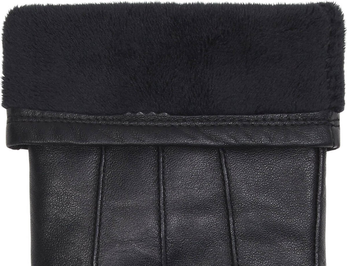 Leren Handschoenen Dames - Zwart - Luxe Ruitpatroon – Schwartz & von Halen Leren Handschoenen Dames - Zwart - Luxe Ruitpatroon – Schwartz & von Halen