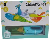 Speelgoed Stofzuiger set - Multicolor - Kunststof - Stofzuiger / stoffer / blik / kruimel / spuitfles / bak / spons - schoonmaak