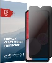 Rosso Privacy Screen Protector Geschikt voor de Samsung Galaxy A13 4G - 9H Gehard Glas - Case Friendly Tempered Glass - Eenvoudige Installatie