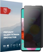 Rosso Privacy Screen Protector Geschikt voor de Samsung Galaxy A51 - 9H Gehard Glas - Case Friendly Tempered Glass - Eenvoudige Installatie