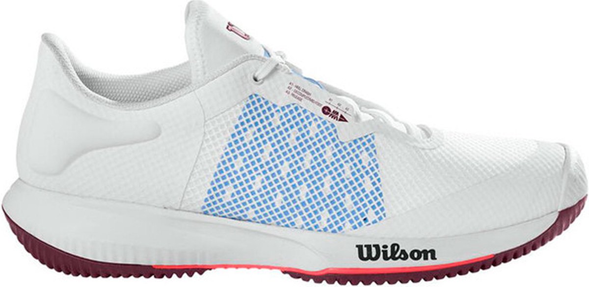 Wilson Kaos Swift Dames - Sportschoenen - Tennis - Smashcourt - wit