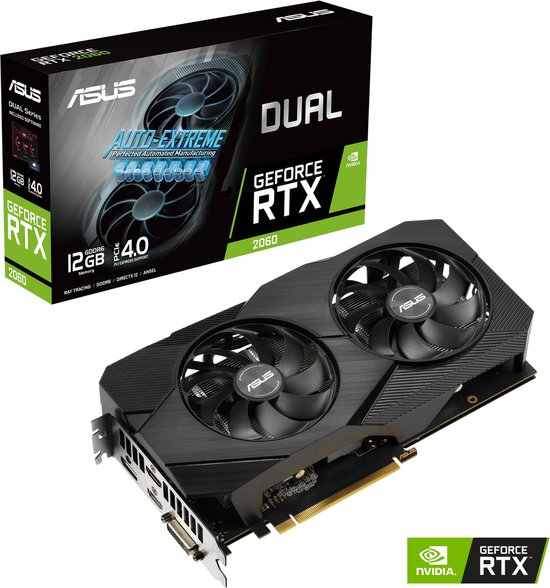 ASUS Dual -RTX2060-12G-EVO, GeForce RTX 2060, 12 GB, GDDR6, 192 Bit ...