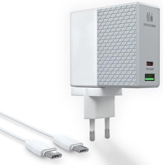 Chargeur Maison Rapide Et Intelligent USB A+C 2.4 (iPhone 12)+3A