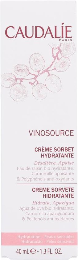 Caudalie Vinoperfect Crème Sorbet Hydratante 40ml - Pour Peaux Sensibles | Neuf, Exp. 9 Mois