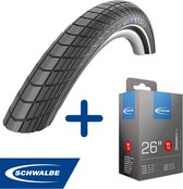 Fietsband - Schwalbe - Buiten- & binnenband - Big Apple R-Guard & SV13 - 26 inch x 1.50 - 2.40 - 40 mm