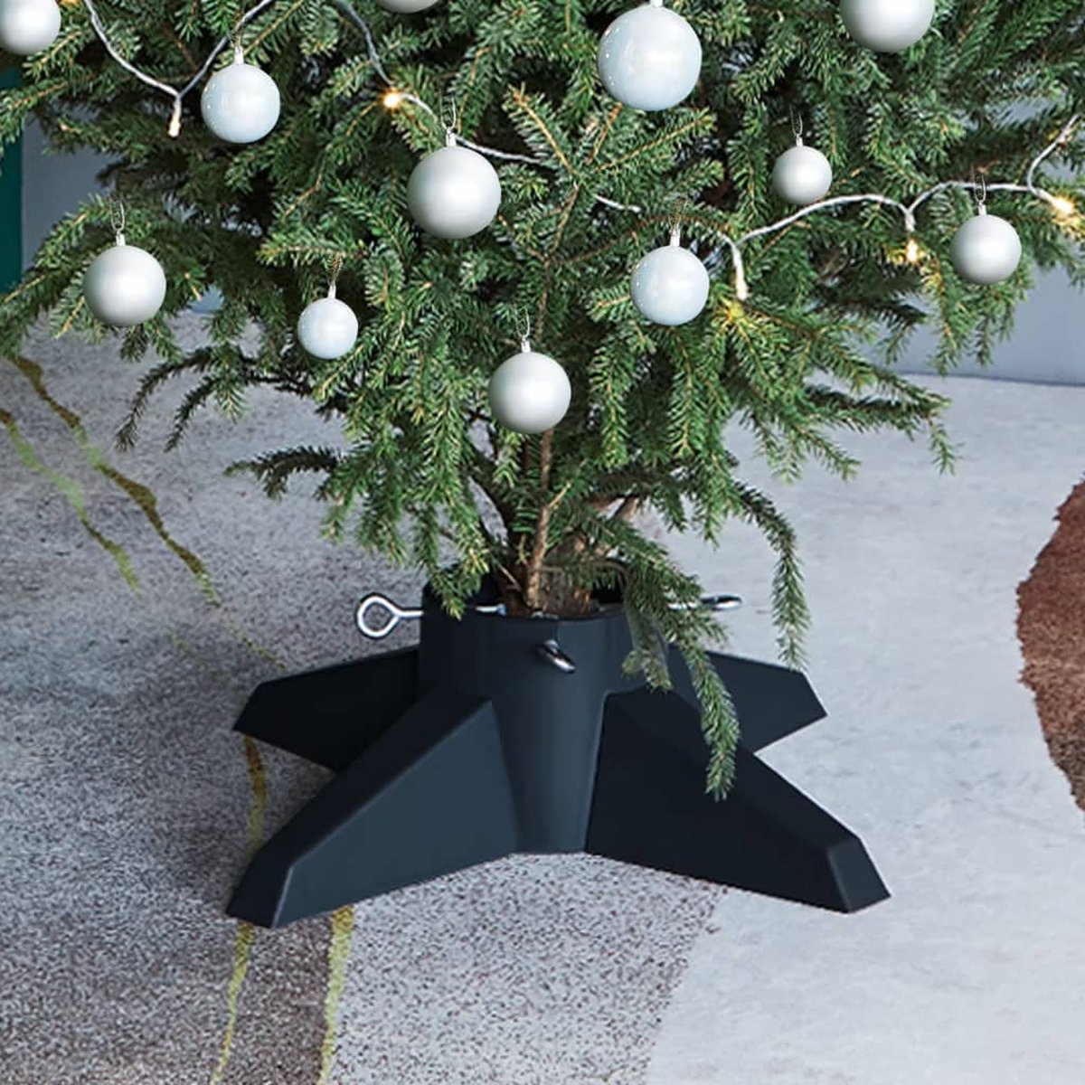 Prolenta Premium - Kerstboomstandaard 55,5x55,5x15 cm groen