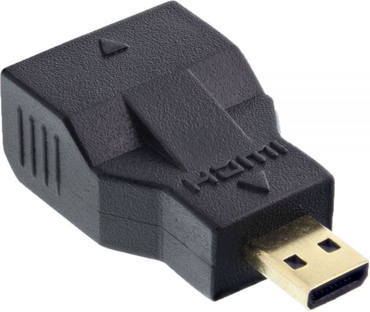 Micro HDMI (m) - Mini HDMI (v) adapter - versie 1.4 (4K 30Hz)