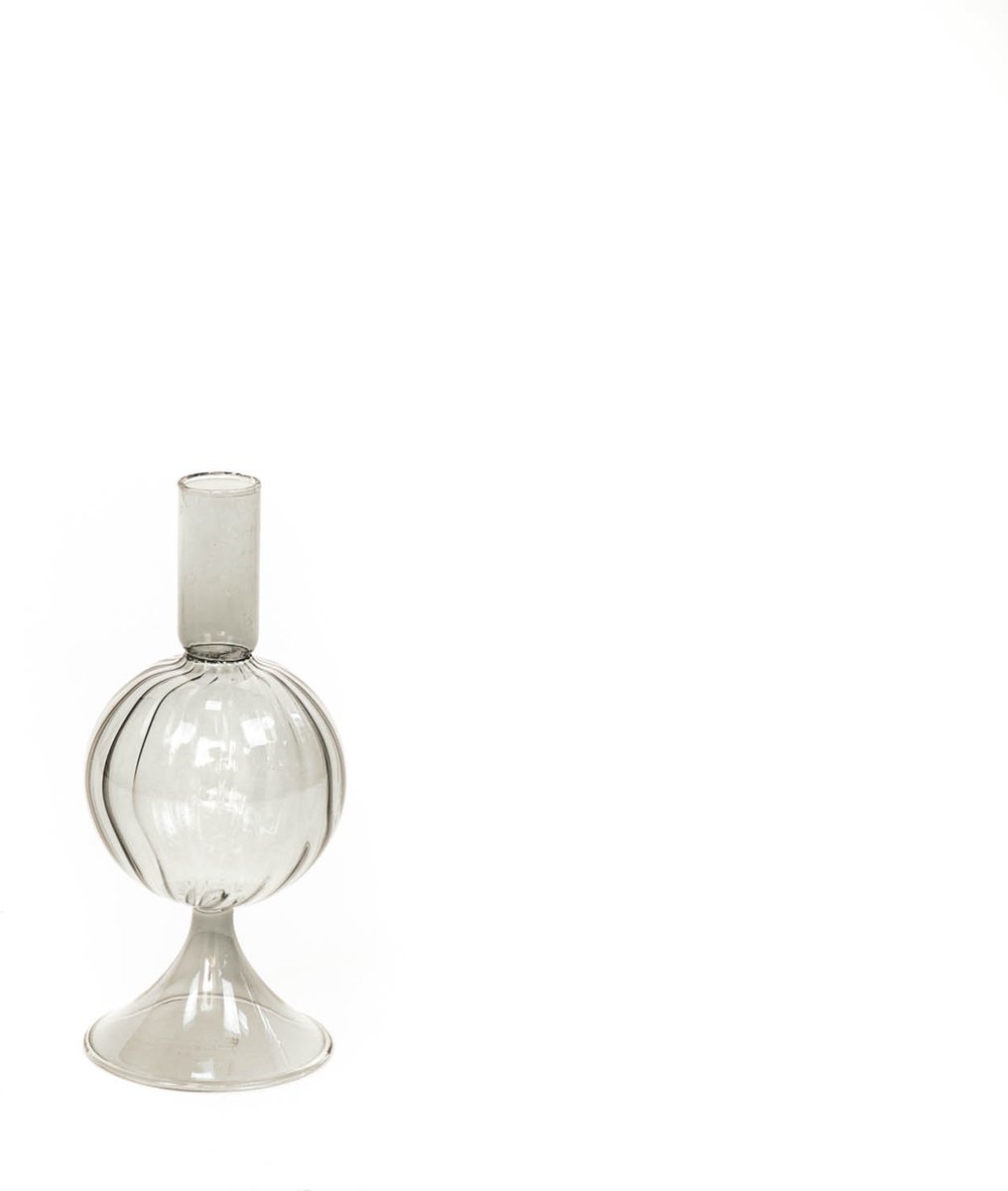 Housevitamin Bubbel Kandelaar - Smokey - 8x18cm Goud