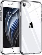 Ceezs Telefoonhoesje geschikt voor Apple iPhone SE (2022 / 2020) / iPhone 7/8 - silicone case - optimale bescherming - backcover - transparant