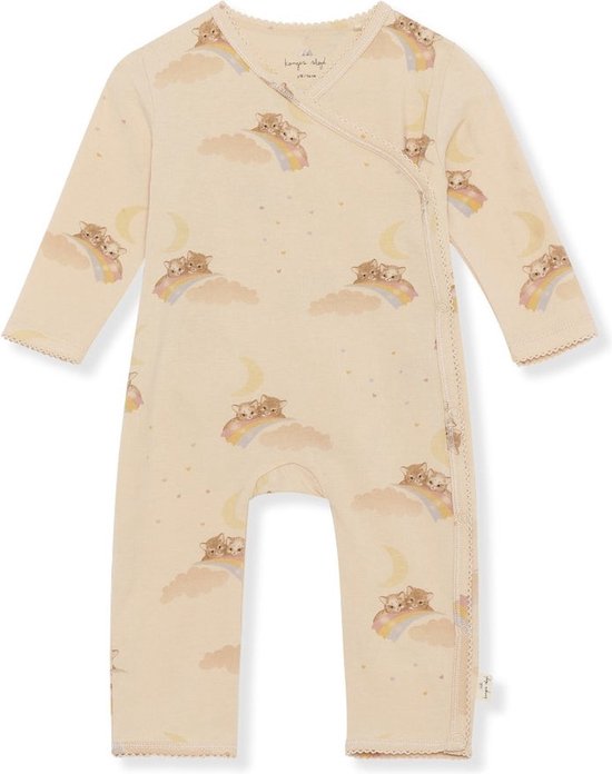 Konges Sløjd - Basic Newborn Onesie - Boxpakjes - Rainbow Kitty 0-1 mnd