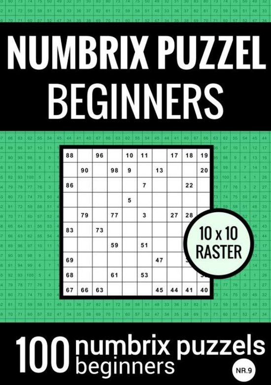 Numbrix Puzzel Makkelijk voor Beginners Puzzelboek met 100 Numbrix