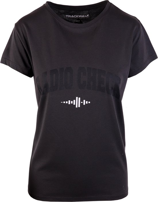 Trackwalk t-shirt dames F1 Radio check – zwart – maat S – formule 1