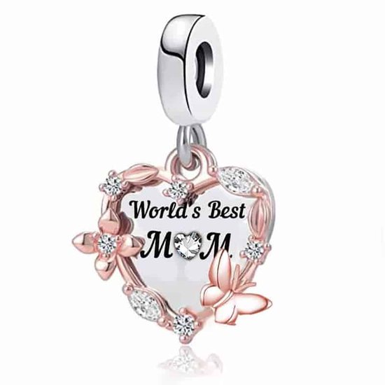Tracelet - 925 Sterling Zilveren bedels - Familie - Mama Bedel | World's  Best Mom... | bol.com