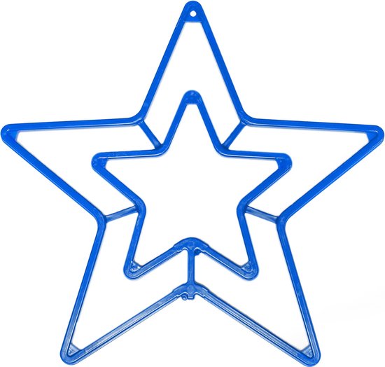 Kerstverlichting kerstster neon 55cm