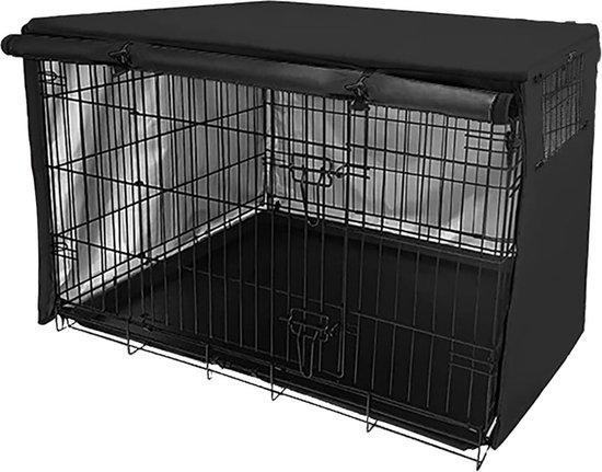 Currero Bench Hoes - Benchhoes Voor Honden - 94x61x63 - Bench Cover - Zwart