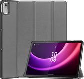 Case2go - Tablet hoes geschikt voor Lenovo Tab P11 - 2de Generatie (2022) - 11.5 inch - Book Case met Auto/Wake Functie - Grijs