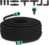 Tuyau d'égouttement Hillvert - 50 m + pièce de robinet