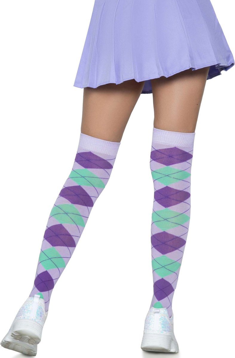 Knit over the knee socks