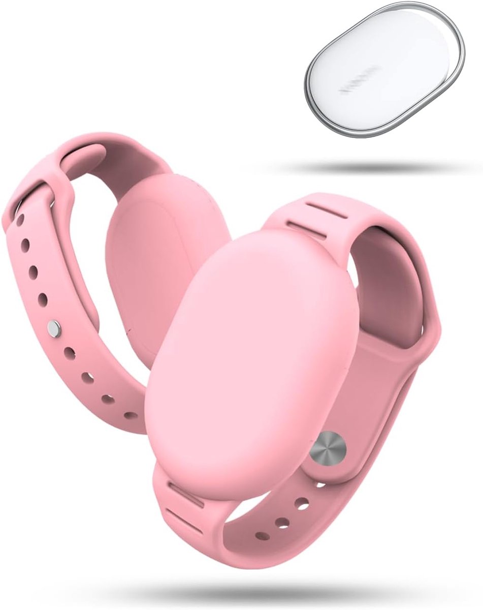 1 x beschermhoes voor Xiaomi, yystao siliconen beschermhoes, stootvast en krasbestendig, armbandvariant, roze - ShopVlot