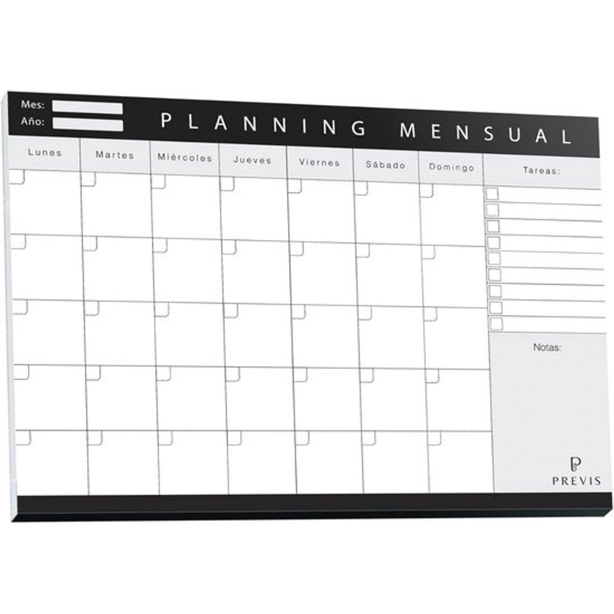 A3-maandplanner - Minimalistisch en productief design voor effectieve organisatie