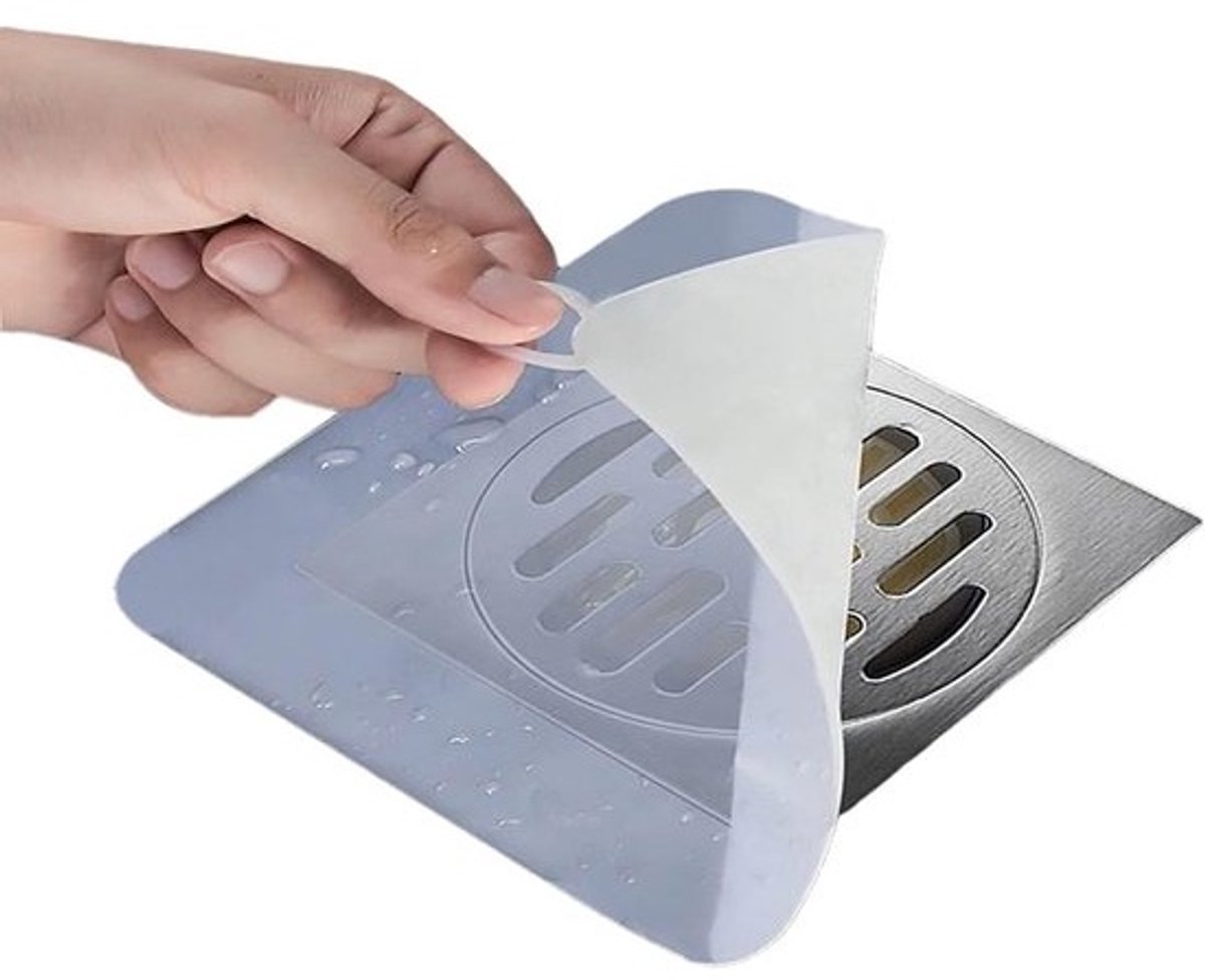 2x siliconen afvoerstop en vloerzeef set - Geur- en insectenwering - Badkamer en keuken