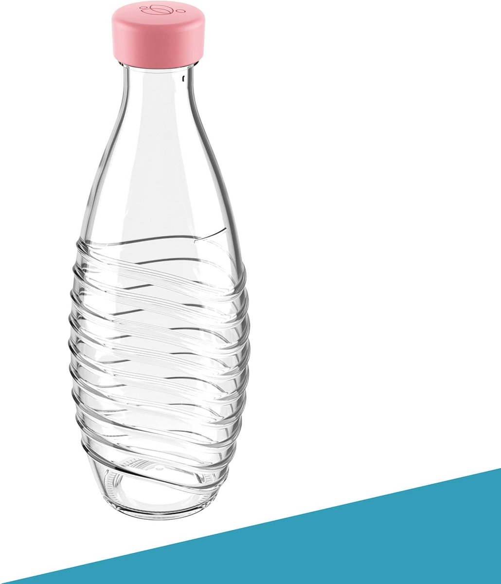 SnelShoppen - 2x Premium Flessendoppen voor SodaStream Crystal Flessen, Hoge Kwaliteit, Luxe Kleuren, Lekvrij en Vaatwasserbestendig, Accessoires in L