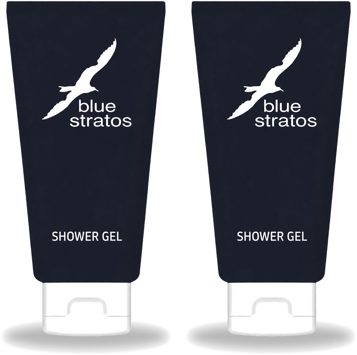2 x Blue Stratos - Douchegel - Verfrissende Geur - 200 ml - Voordeelverpakking - 2 stuks