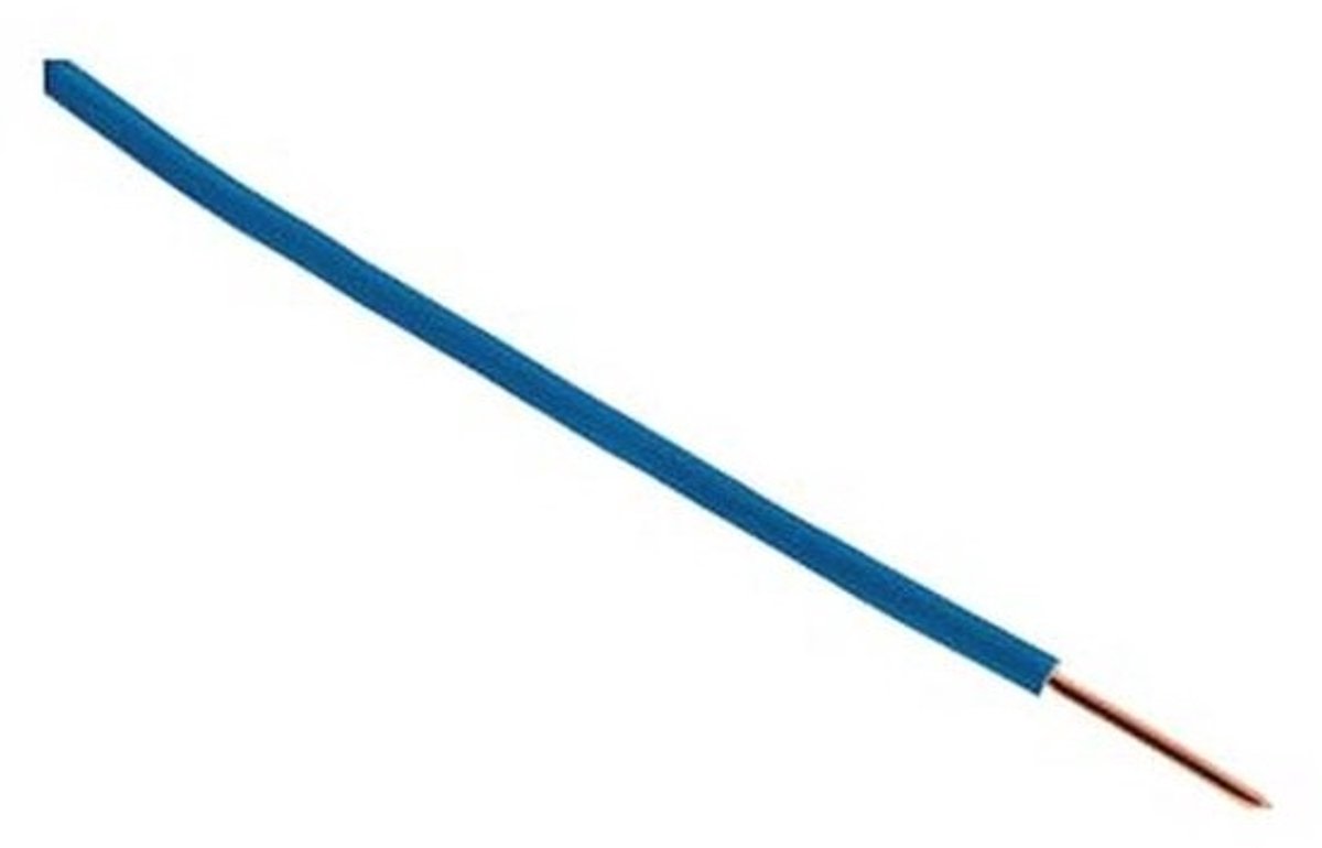 Elektrische vermogen kabel H07V-U 2.5mm² - PVC-isolatie - ideaal voor binnenverbindingen - 10m