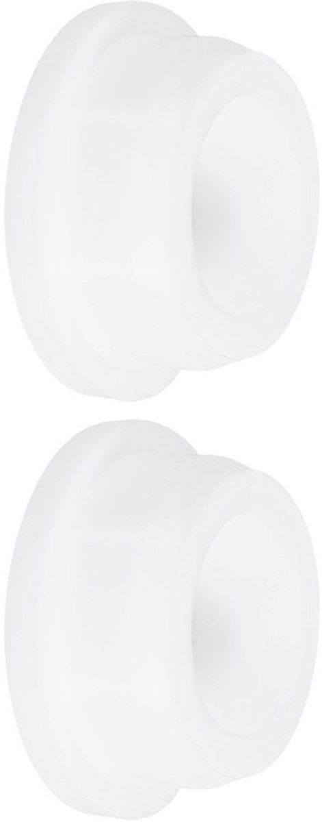 Dailygoods - knopplug waterdicht - 2 stuks - siliconenrubber - temperatuurbestendig tot 250 °C - eenvoudige installatie - stevige pasvorm - rubberen stop