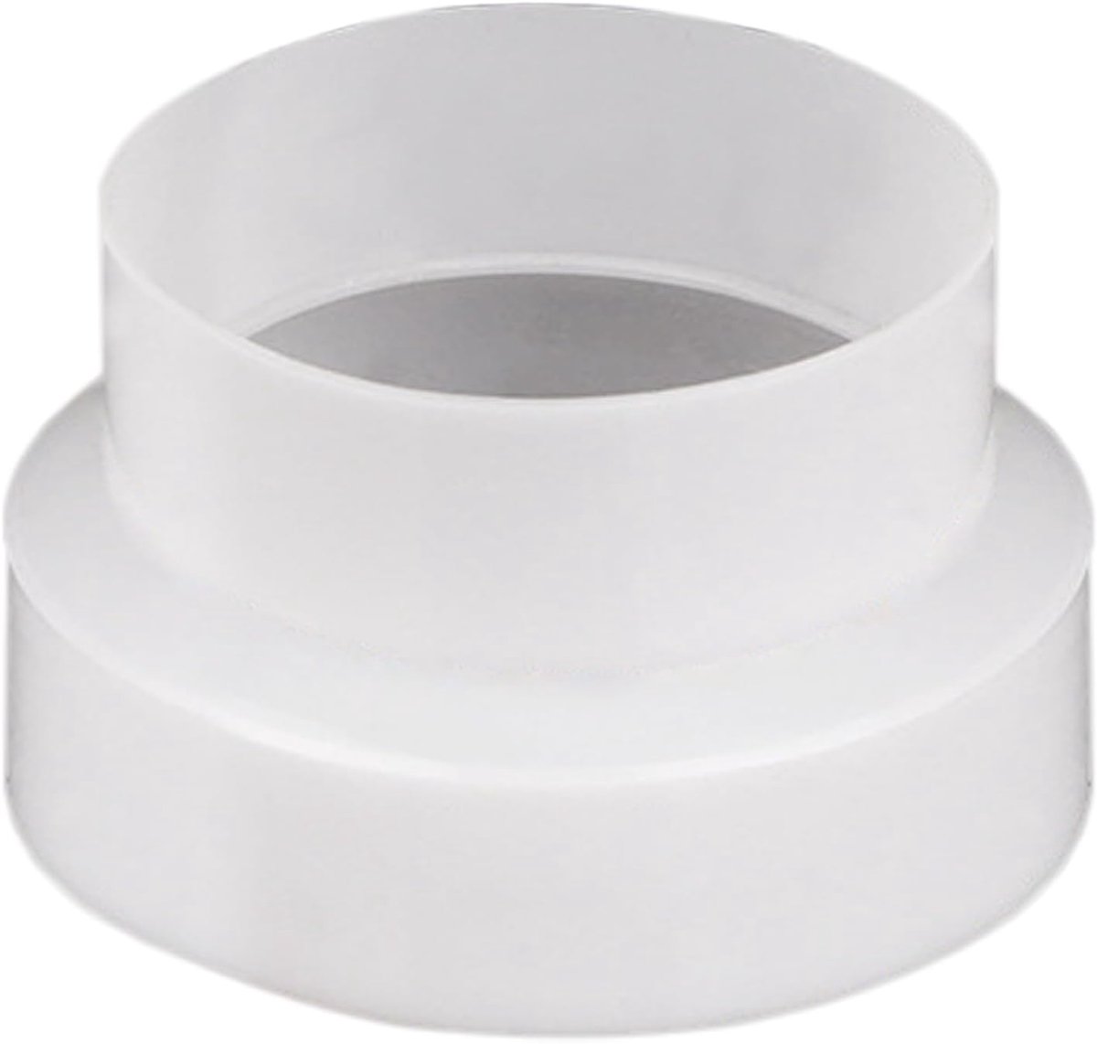 Reduzierverbinder verloopstuk voor ventilatiesysteem ventilatie ronde buis ventilatiekanaal, verloopstuk, ronde buis adapter voor afzuigkap (80mm tot 100mm)