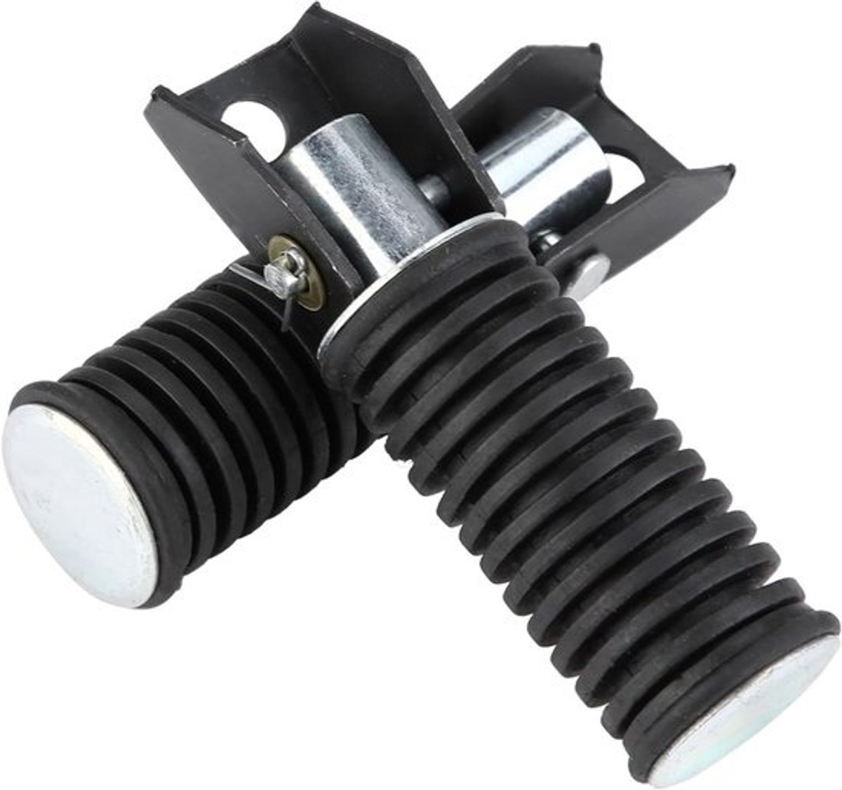 Allecto - Voetsteunen Moto - Achterste Voetsteunen - Aluminium - Geschikt voor GN125 QJ25 GS125 GT125-5 - Comfortabel en stijlvol - Motorfietsaccessoire