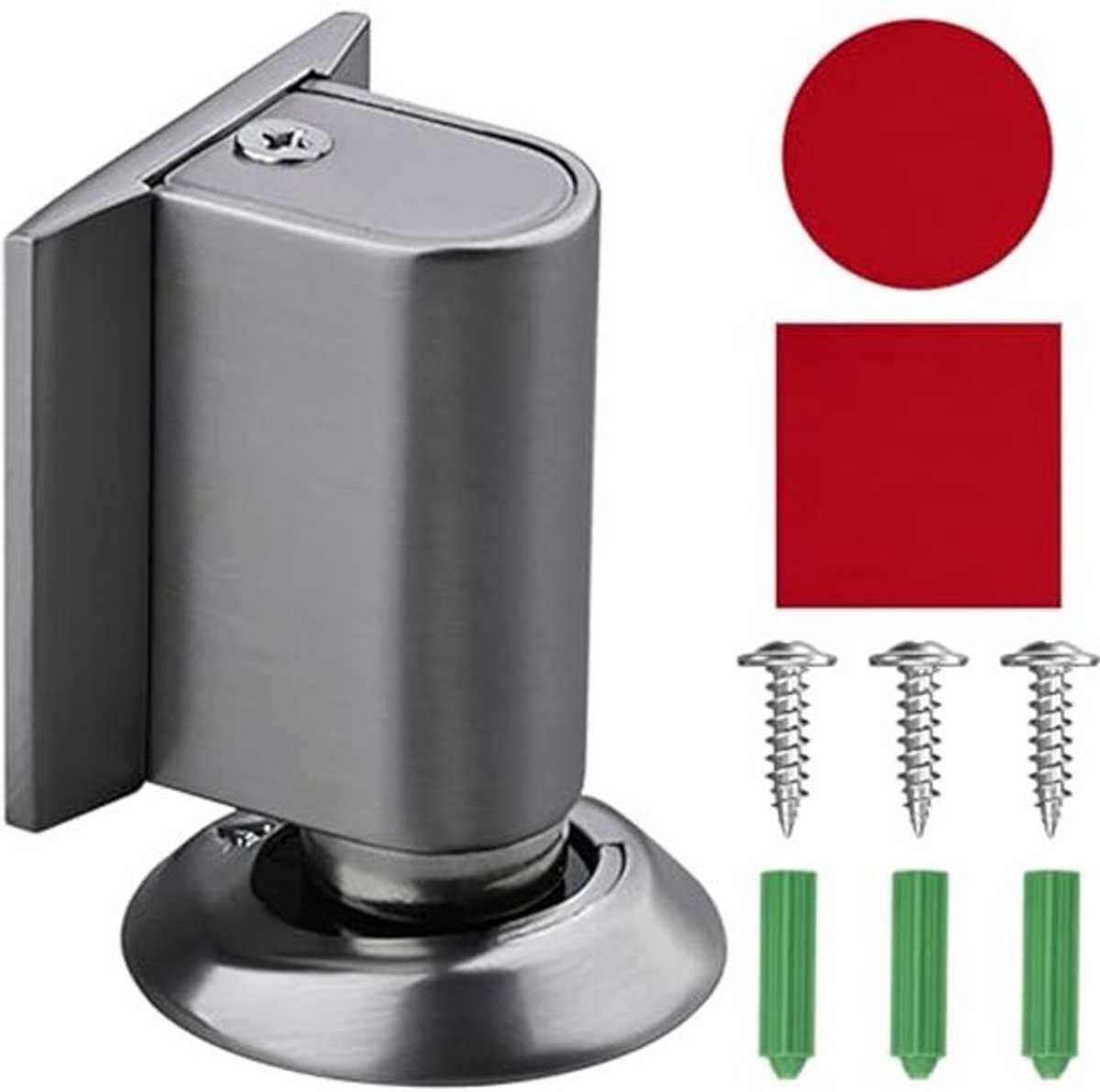 Verstelbare magnetische deurstopper - Voor vloeren - Efficiënte bescherming - Voor muren en deuren